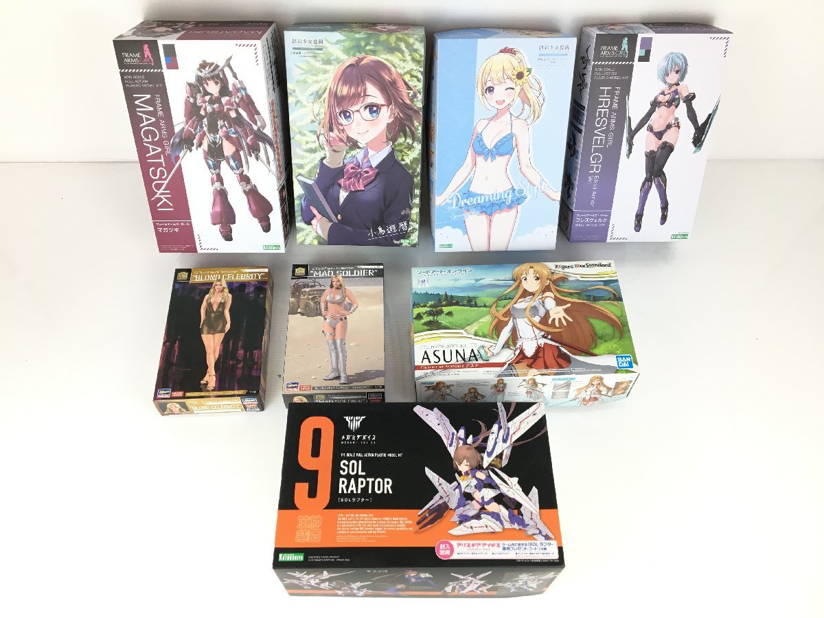未組立品】 美少女 プラモデル 8個セット メガミデバイス/フレーム  