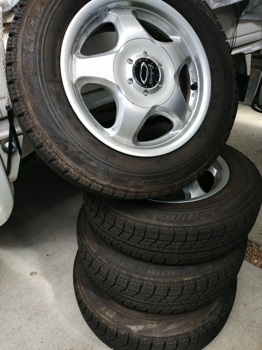 ブリヂストン VRX 2018年製13インチアルミホイール7 分山 中古 BS 
