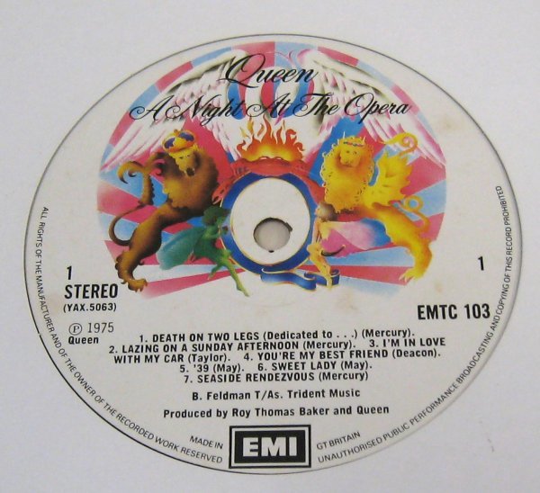 QUEEN☆A Night At The Opera UK EMI オリジナル Queen – A Night