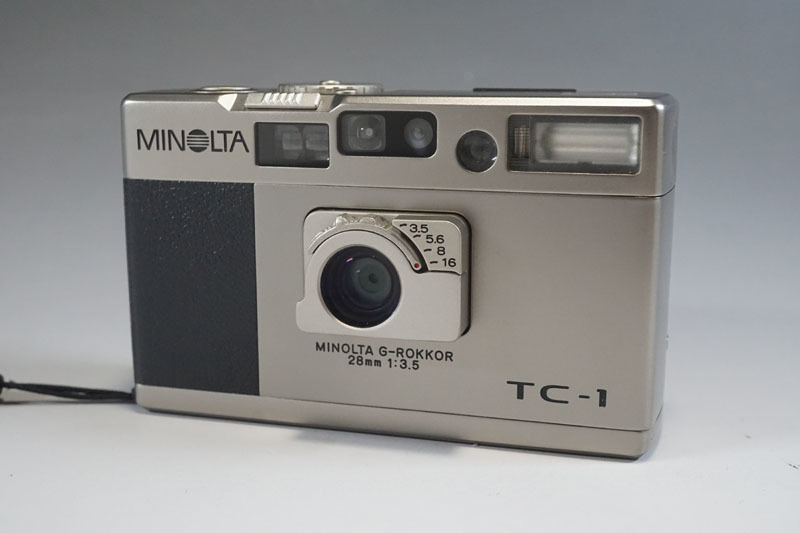 297】MINOLTA/ミノルタ TC-1 ／LENDS MINOLTA G-ROKKOR 28mm 1:3.5