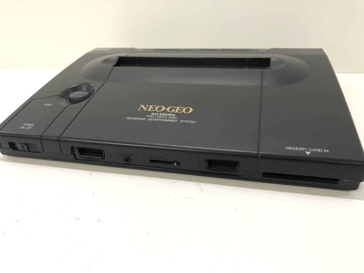 10.23.4【SNK】NEO-GEO ネオジオ NEO-O レトロゲーム MAX330MEGA PRO-GEAR NEOGEO ゲーム機 本体★現状品