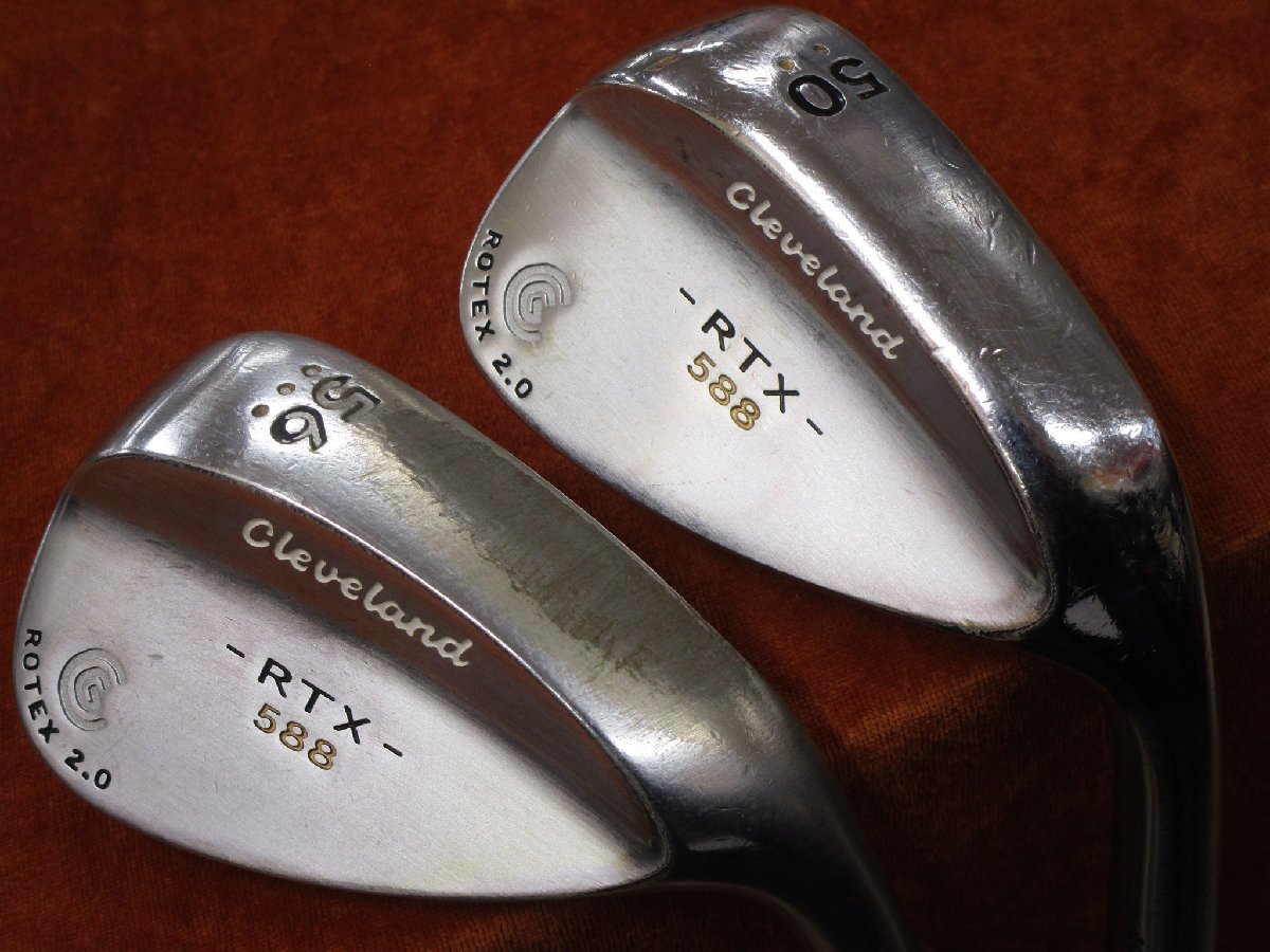 美品 クリーブランド RTX 588 ウェッジ 52 58 クリーブランド ウェッジ