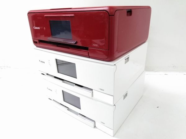 ▼ジャンク Canon キャノン PIXUS ピクサス TS8130×1 TS8230×1 TS8330×1 インクジェットプリンター 複合機 3台 まとめ G-10235 @140 ▼