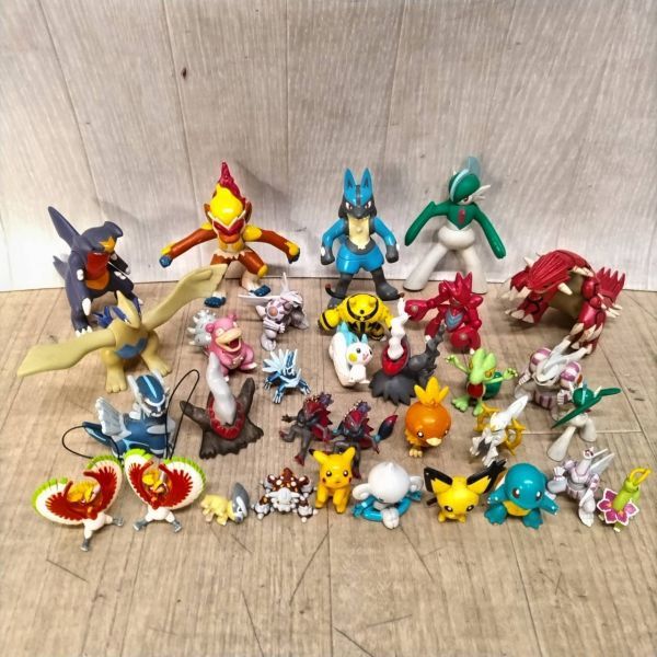 F617-J021081-1 ポケットモンスター ポケモン ミニフィギュア/指人形/キーホルダー/ストラップ 32点まとめセット ⑥
