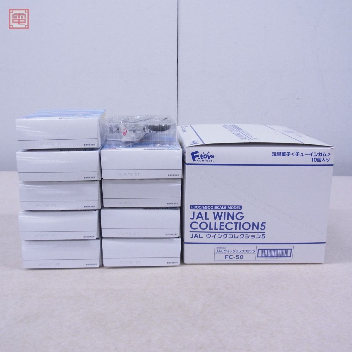新品未開封JAL ウイコレ5 1BOX ウィングコレクション1:300 10個