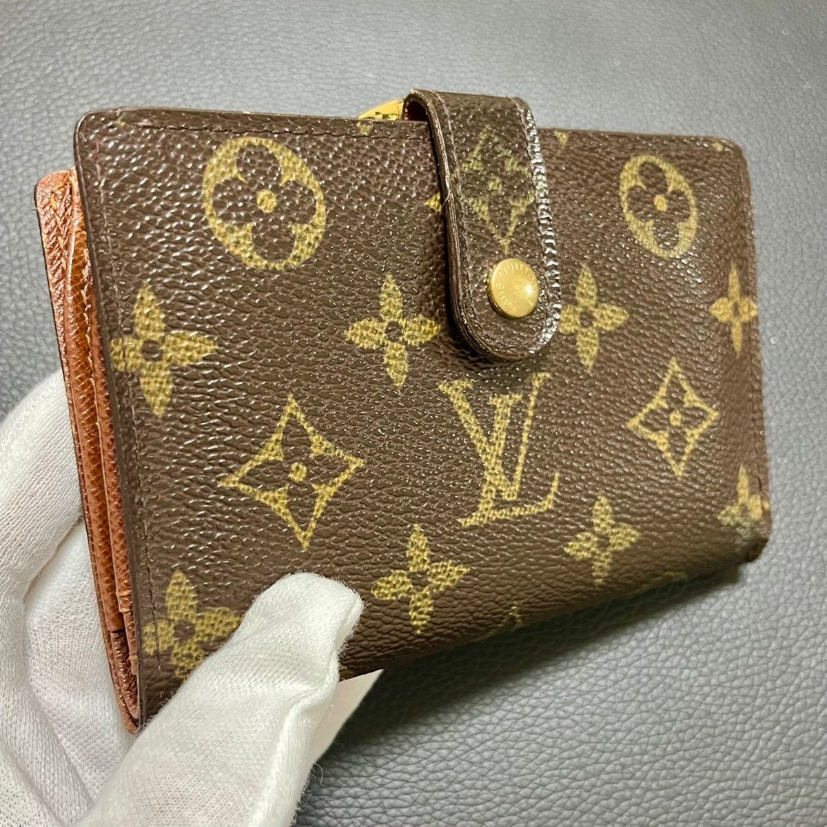 x86 ヴィエノワ　モノグラム　がま口財布　ルイヴィトン　LOUIS VUITTON 二つ折り財布 