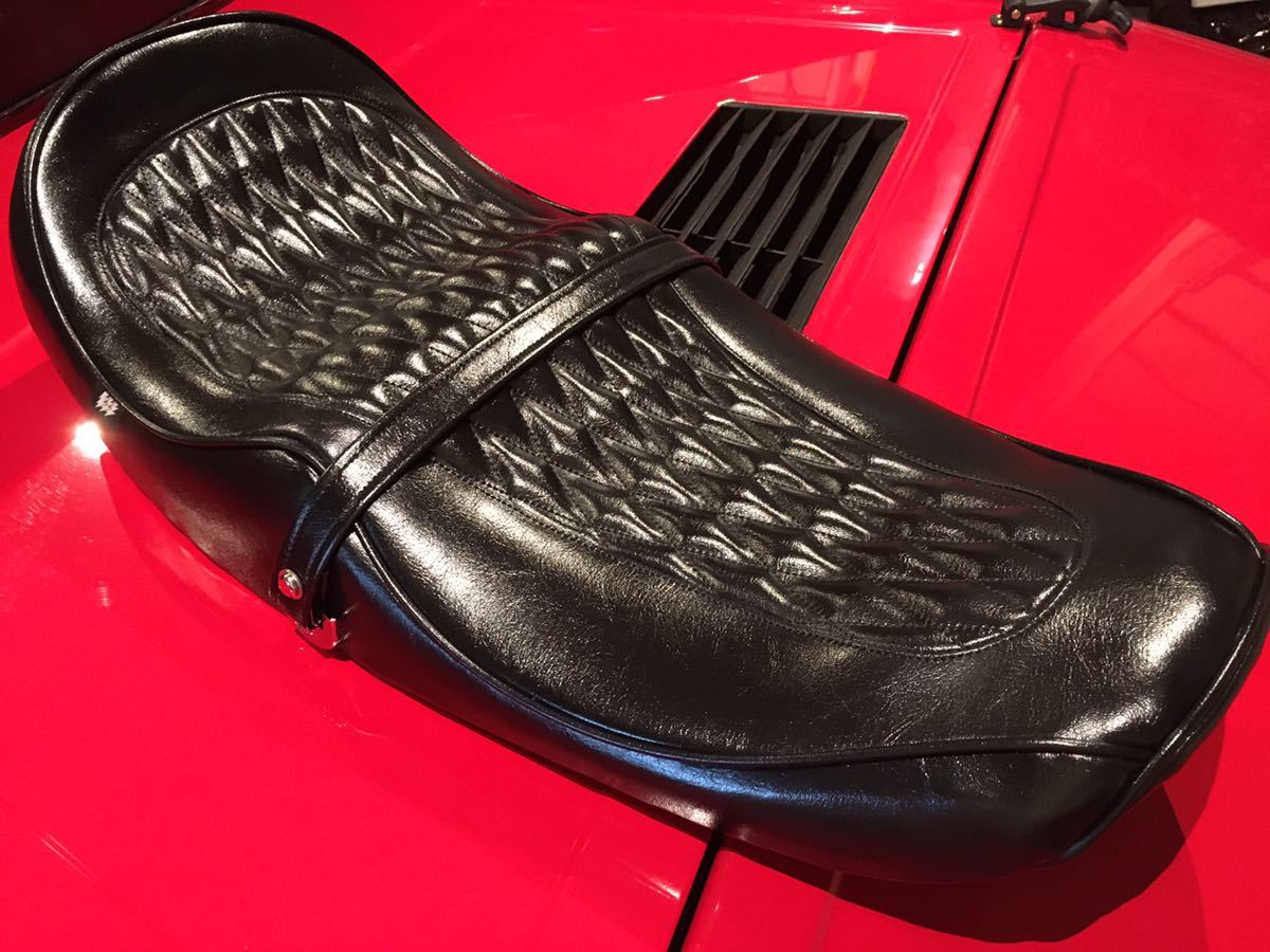 Z1Z2黒艶カスタムシート稲妻タグ新品ダブルアンコ抜き 検索)当時純正黒豆カワグチPAMS