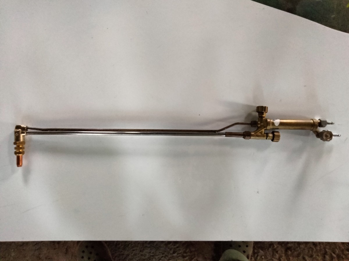 超ロング　80cm　届かない箇所の切断に便利　トーチ　アセチレン　酸素　　