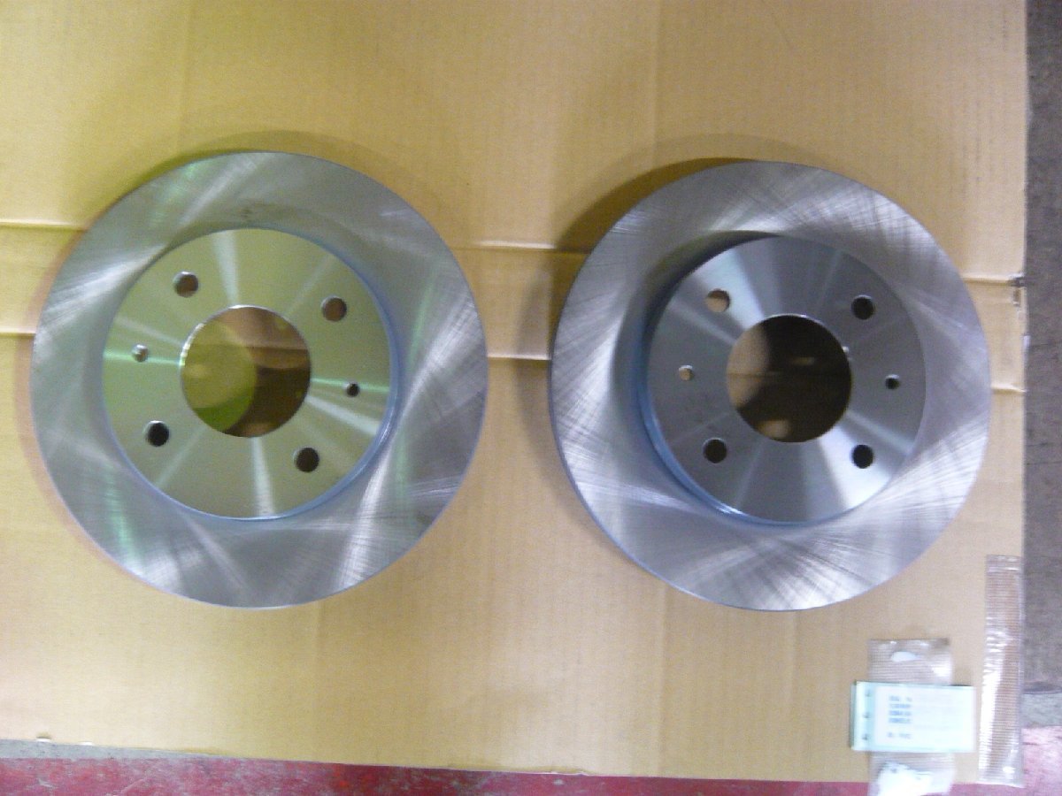 三菱 S11A デボネア フロント ディスクローター 2枚セット 未使用品 参考品番MB407639 ■ ブレーキローター 中古品 ■[本]
