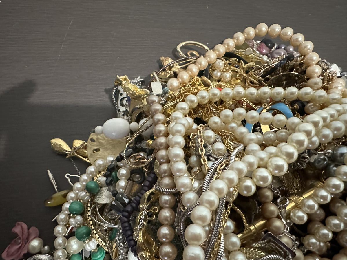 アクセサリー イミテーションまとめ売り 約3キロ シルバー 刻印