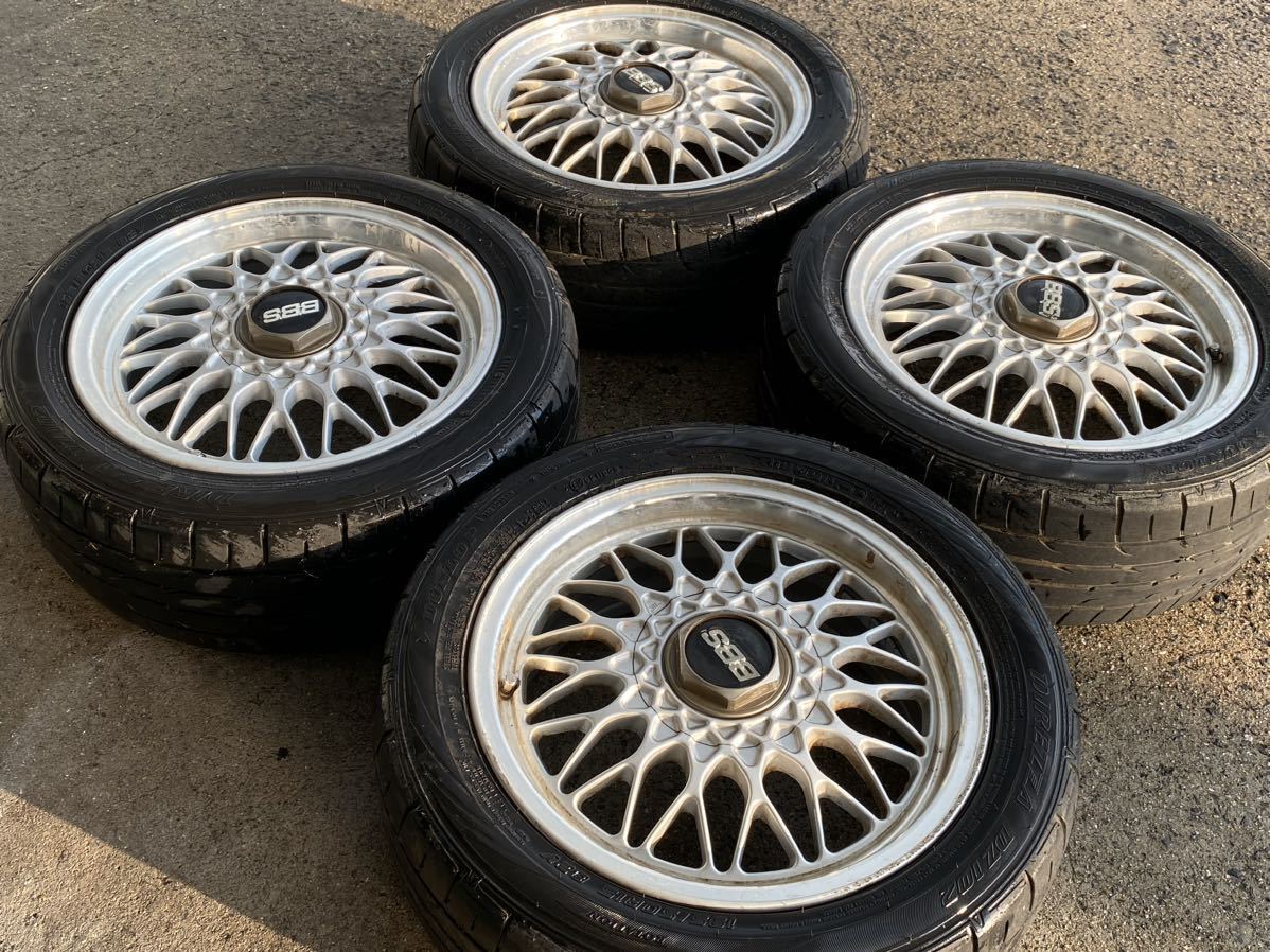 H*Y様 BBS 15インチ 6J オフセット＋45 4穴　pcd100 加工品 bbs BBS NA 15インチ 6JJ オフセット+45 PCD:100 4穴 4本 6j