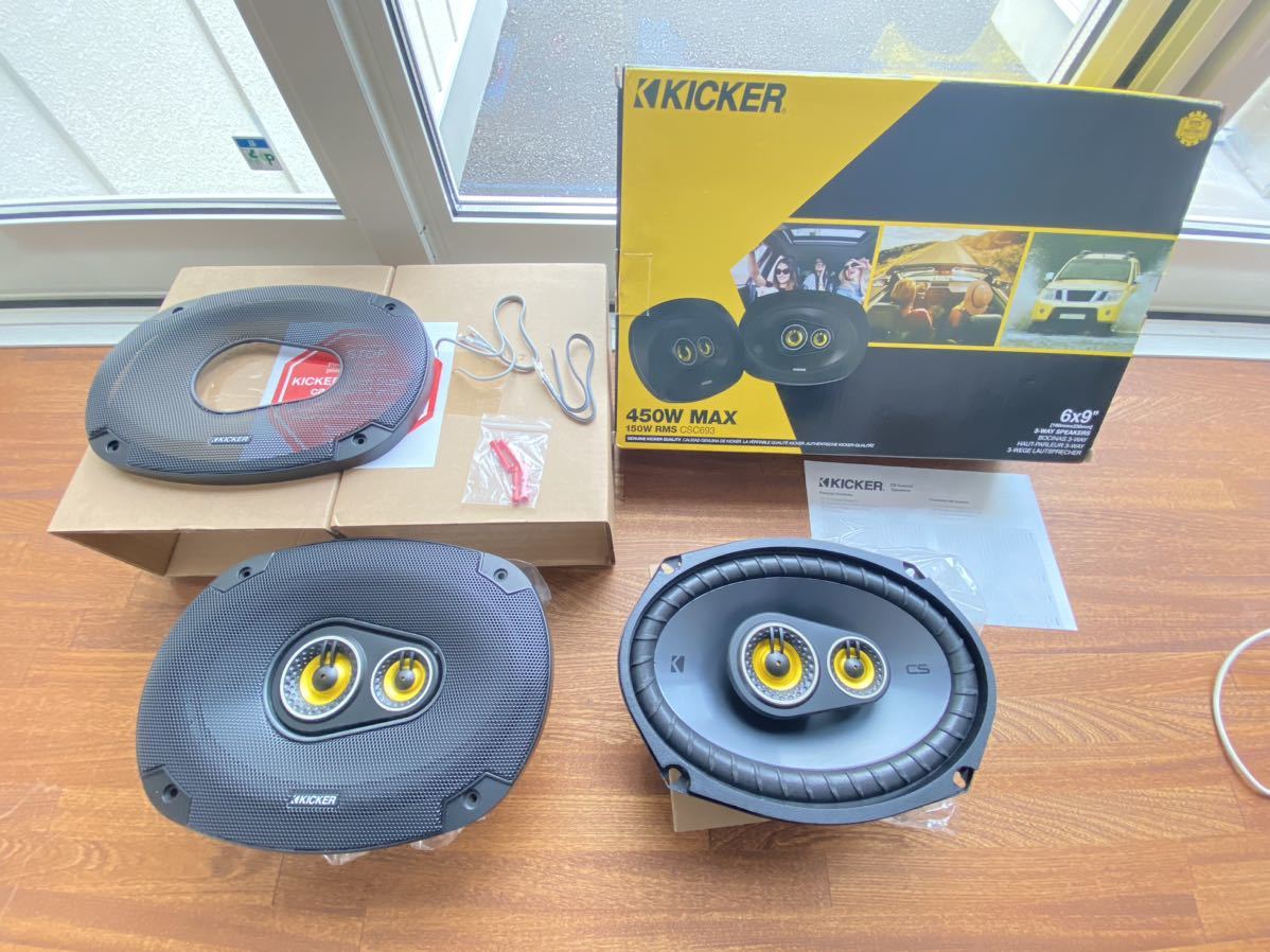 未使用kicker csc6934 キッカー 450w 楕円タイプ 6x9 KICKER