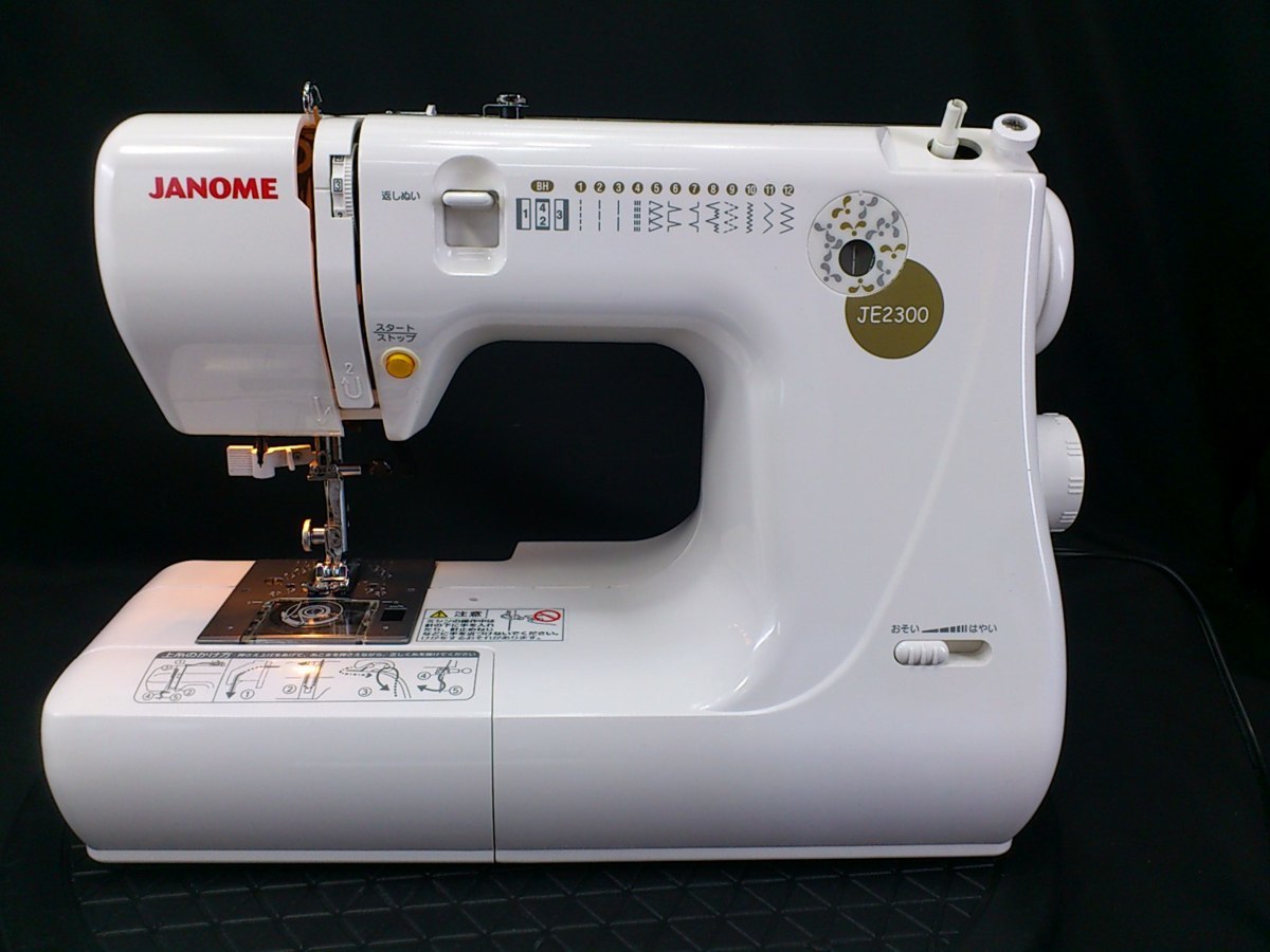 可愛い☆ジャノメコンパクトミシン JE－2300☆美品☆ 公式
