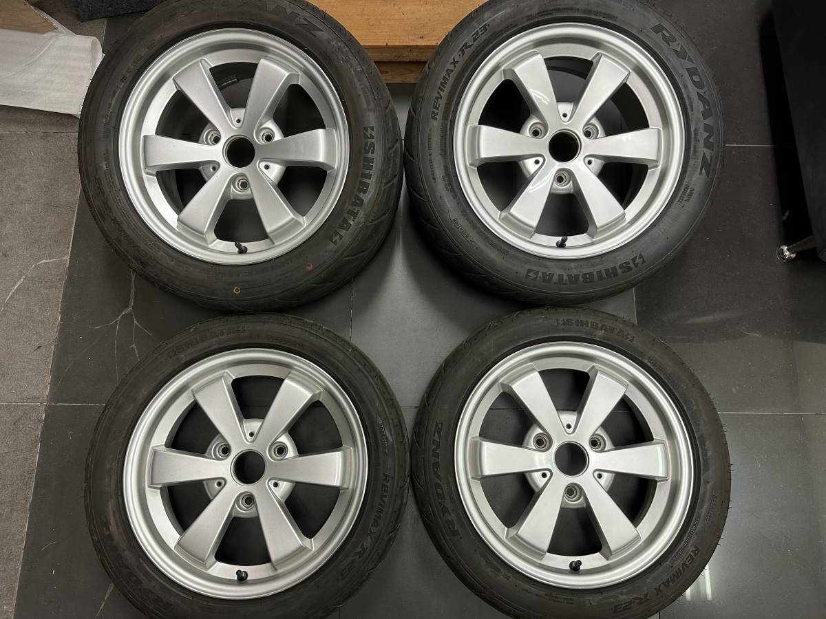 ★バリ山！ スポーツタイヤ 4本SET★ MCC スマート フォーツー Ⅱ 451 ターボ 純正 程度良好品 メルセデス ベンツ SIBATIRE シバタイヤ