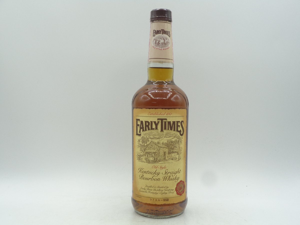  EARLY TIMES OLD STYLE アーリー タイムズ オールドスタイル バーボンウイスキー 特級 古酒 700ml 40% P24018(バーボン)｜売買されたオークション情報、yahooの商品情報をアーカイブ公開 - オークファン バーボン