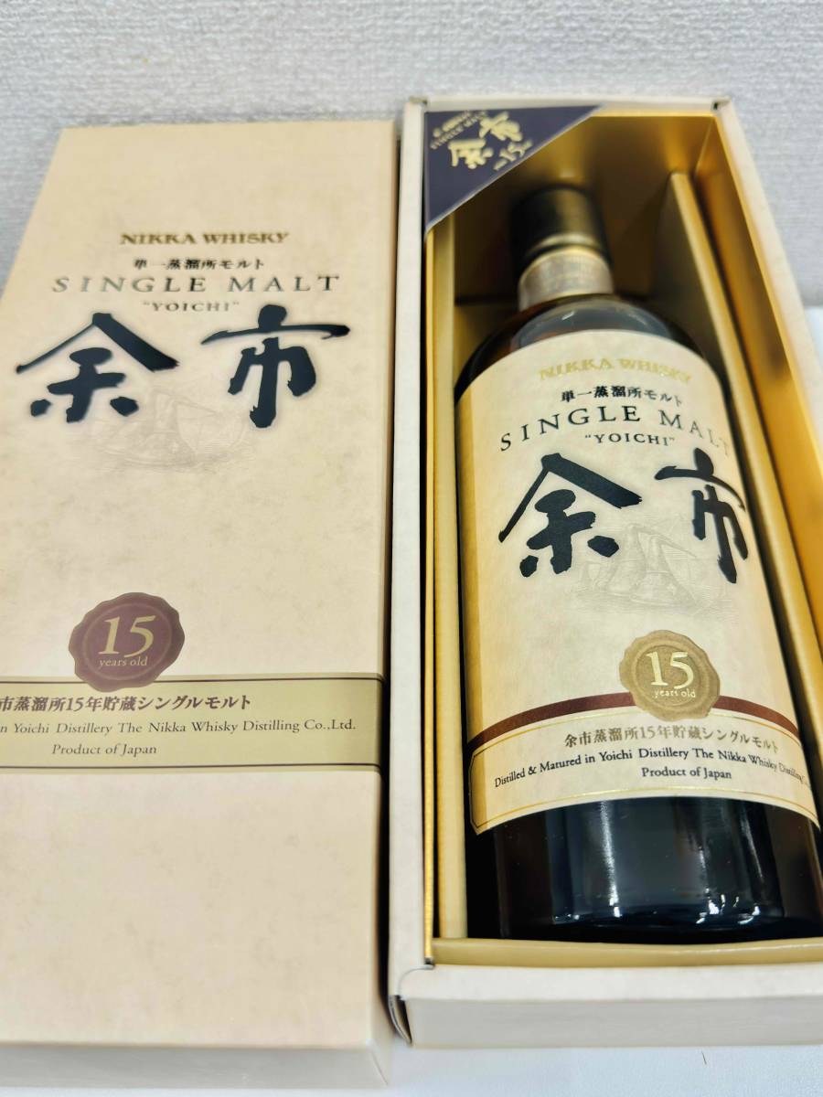余市 ニッカ 15年 シングルモルト 700ml ウイスキー : 45% 45度