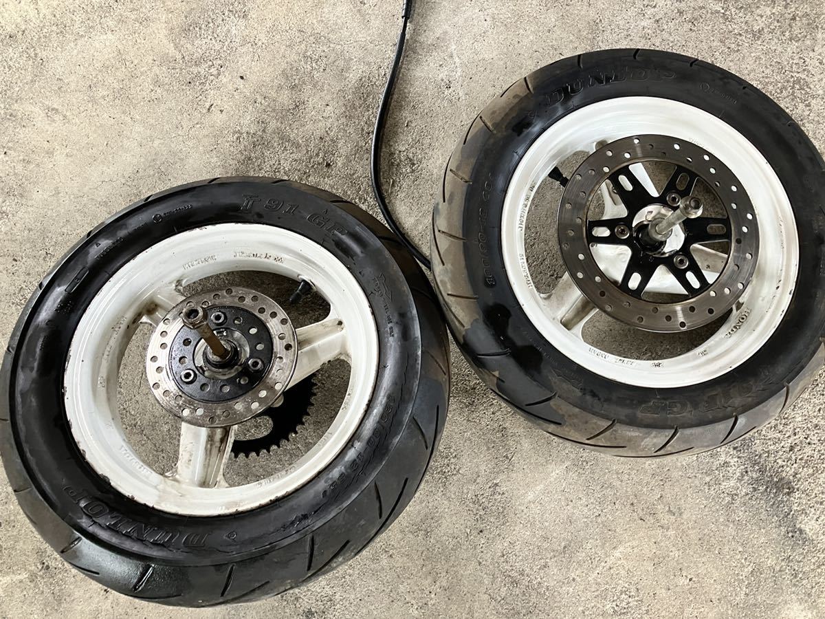 NSR50 後期　フロントホイール HONDA ホンダ NSR50 NSR80 純正 フロント ホイール NSR75 CRM50 CRM80