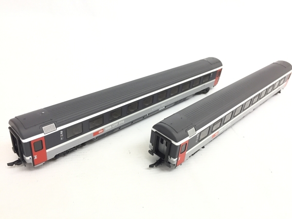 ROCO 44770 SBB 2. KL 海外車両 客車 HOゲージ 2点セット 鉄道模型 中古