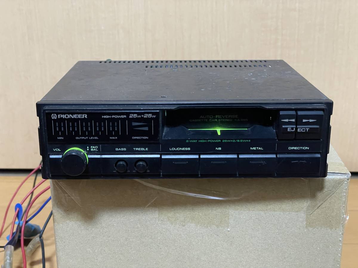 希少当時物□カロッツェリア製1DINカセットデッキ KA-555 1987年製