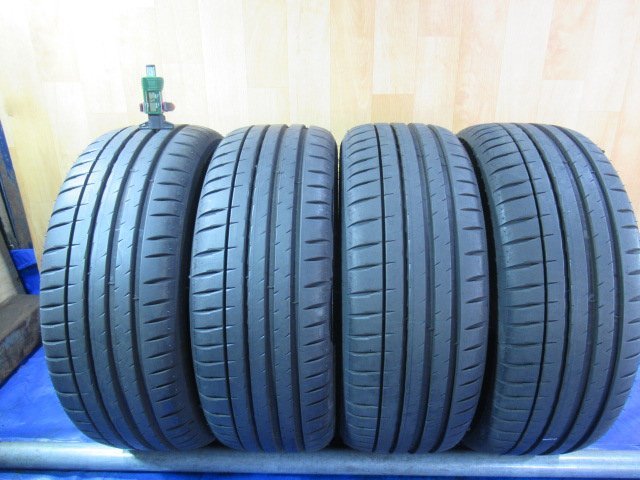 激安売切宣言！555円～！エア漏れ点検済！極上バリ溝9分山！MICHELIN PILOT SPORT4 205/55R16 94Y 2019年製！中古4本セット T007608