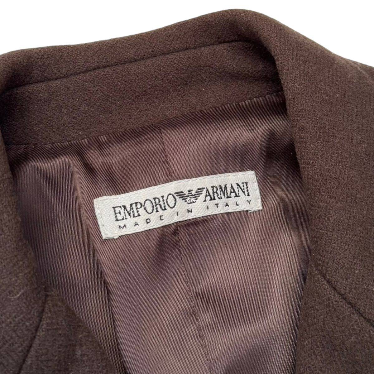 archive イタリア製 EMPORIO ARMANI アルマーニ ロングコート アウター 