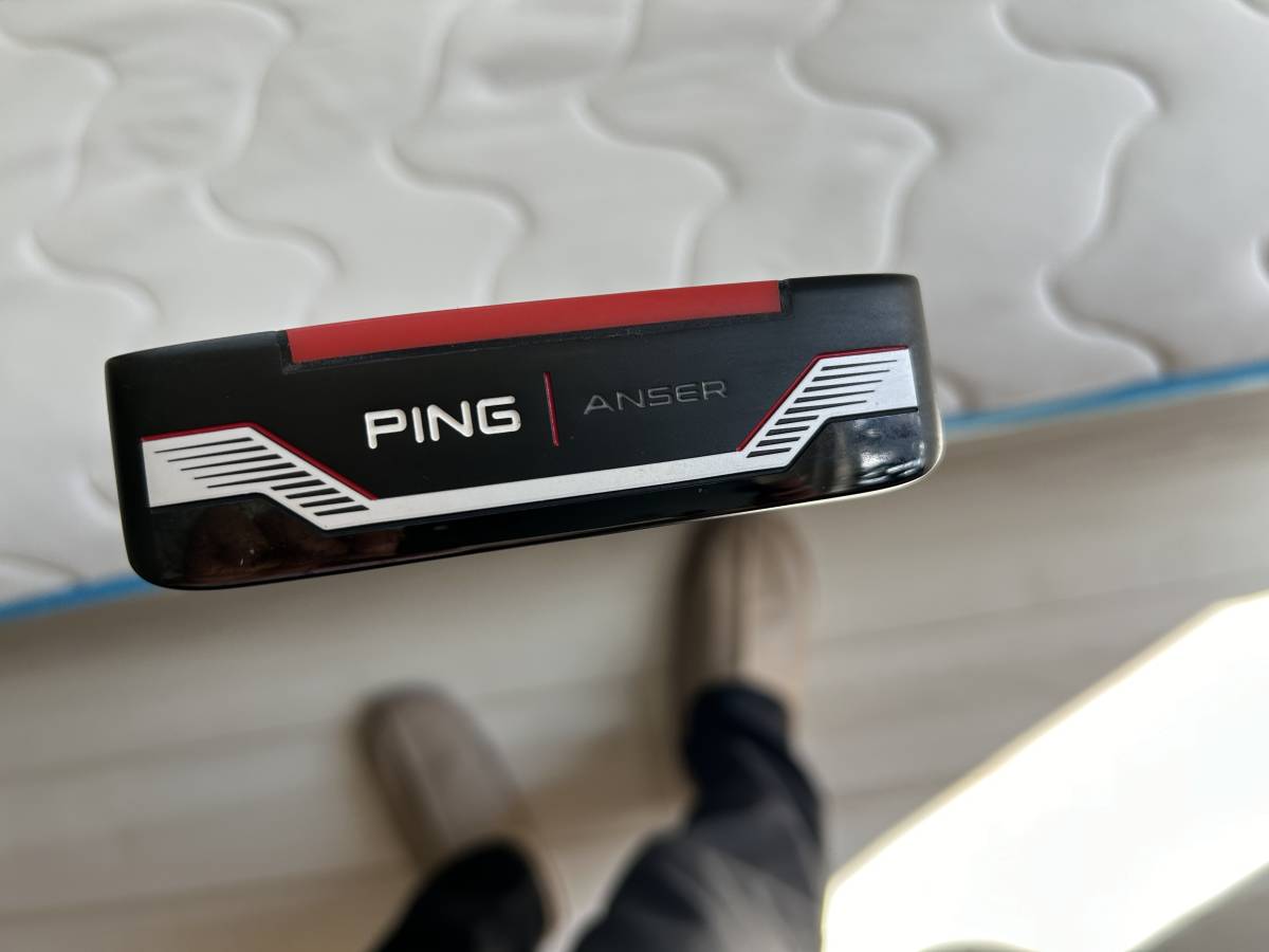 稀少／ピン／PING 2021パター／ANSER／アンサー／長さ調整機能付き／PP58／ライ角ホワイト＋3度／73°
