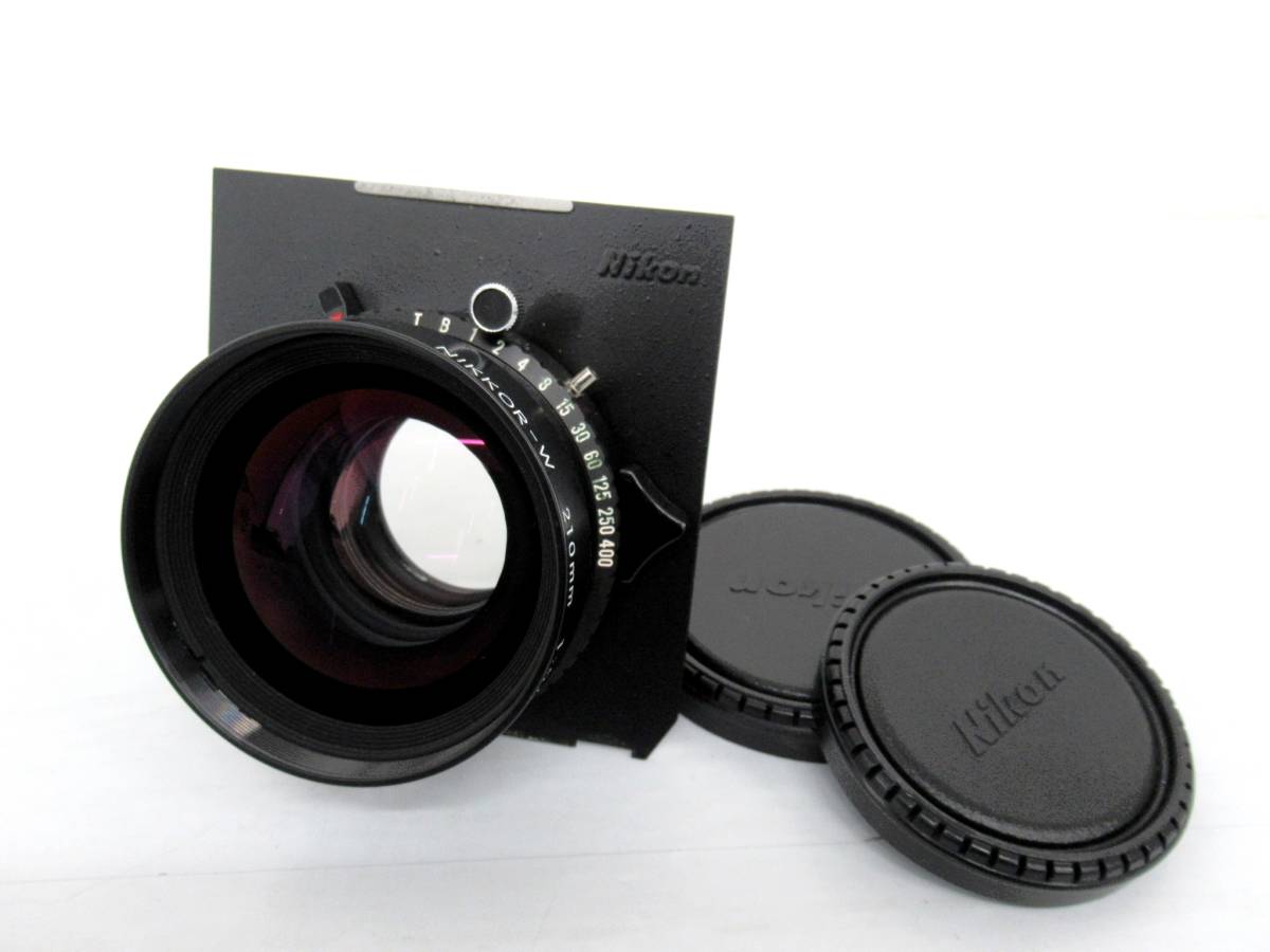 【Nikon/ニコン】酉②230//NIKKOR-W 210mm 1:5.6/COPAL 1付き　防湿庫保管品　美品