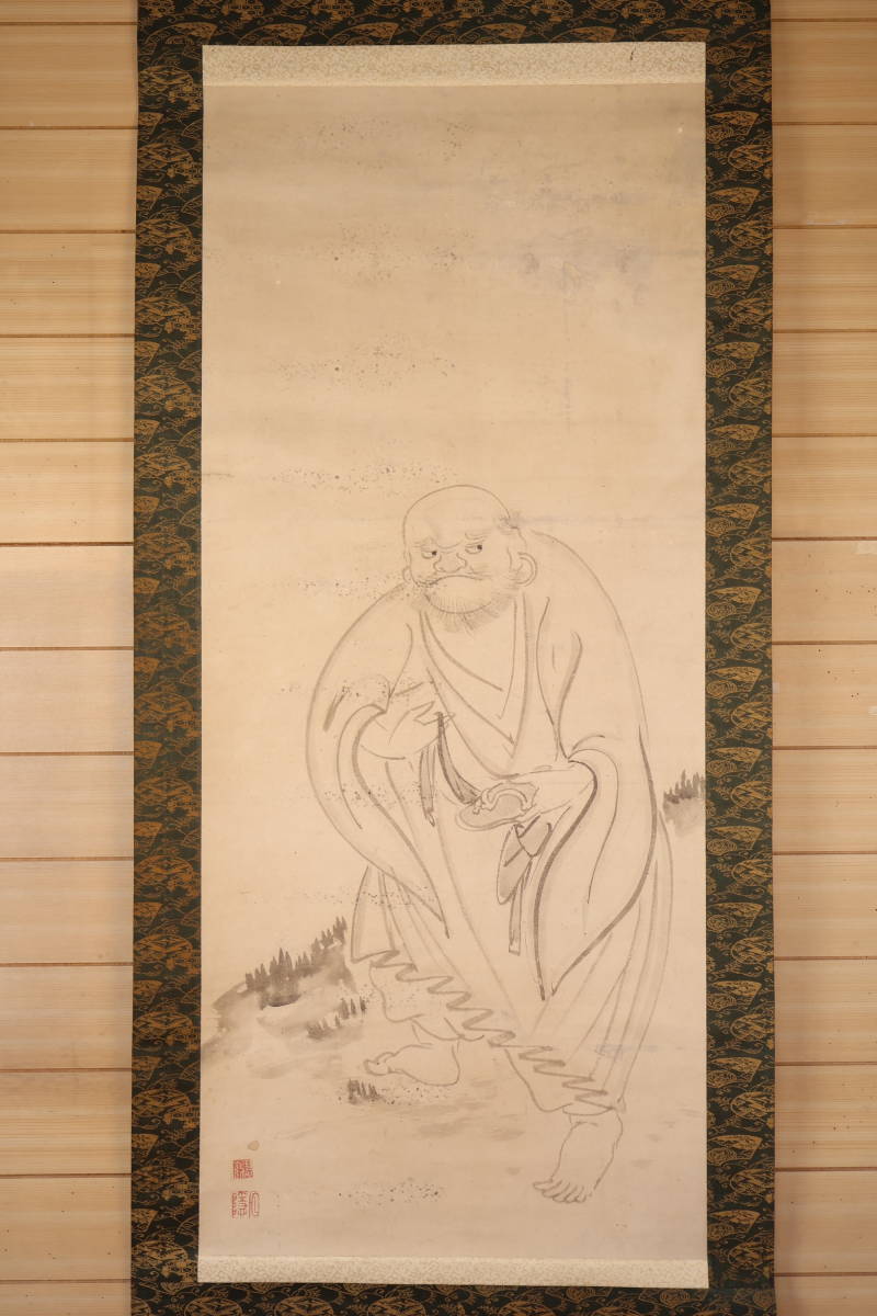 呉春 松村月渓 1752-1811 京都 四条派始祖「宝船」掛軸 肉筆 紙本 呉春