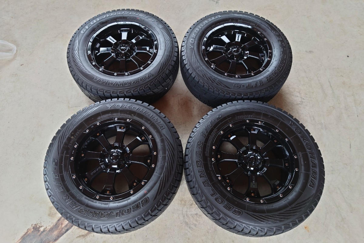 極上品 MKW MK-46 17インチ 7.5J+35 ジオランダーG073 245/70R17 7部山 