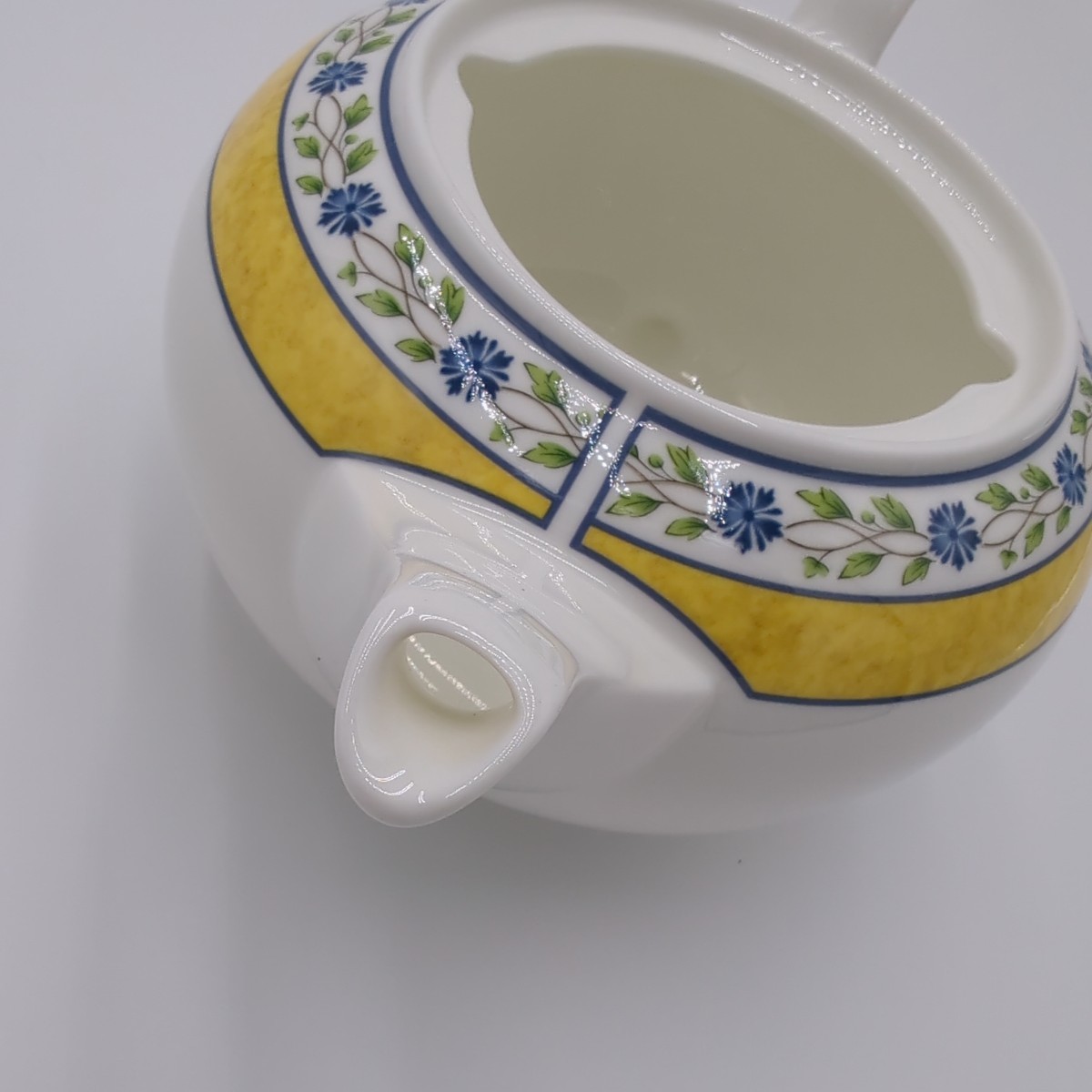 WEDGWOOD ウェッジウッド GLEN MIST グレンミスト ティーポット 急須 茶器 洋食器 約幅20×高さ15×口径8㎝_5