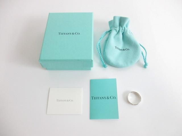 優良品 ティファニー TIFFANY&Co. 1837 ナロー リング 指輪 13号 925 シルバー 保存袋/箱付き