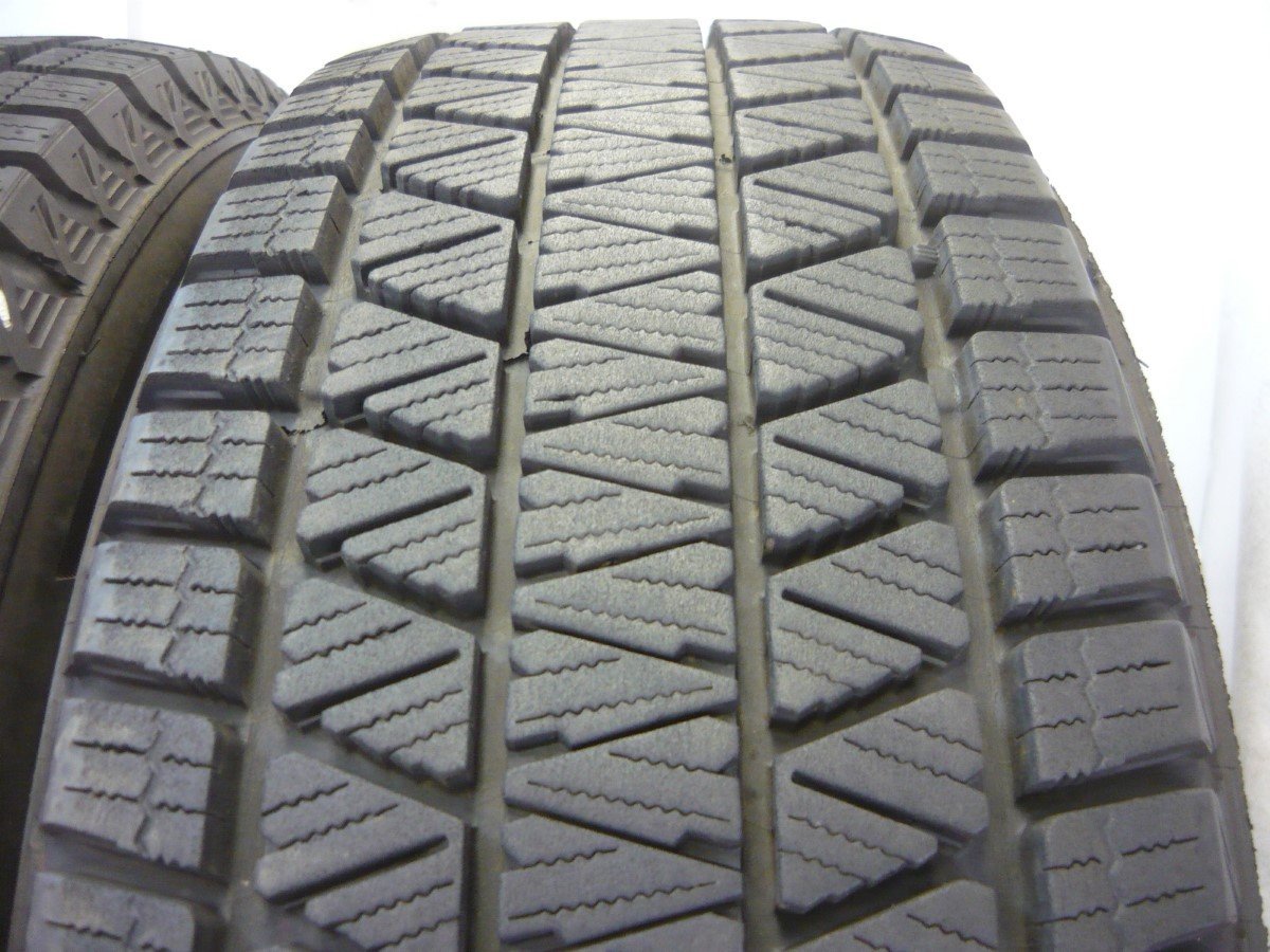 1円開始】バリ山！ブリザック DM-V3□225/65R17○8分山 4本 検査済み
