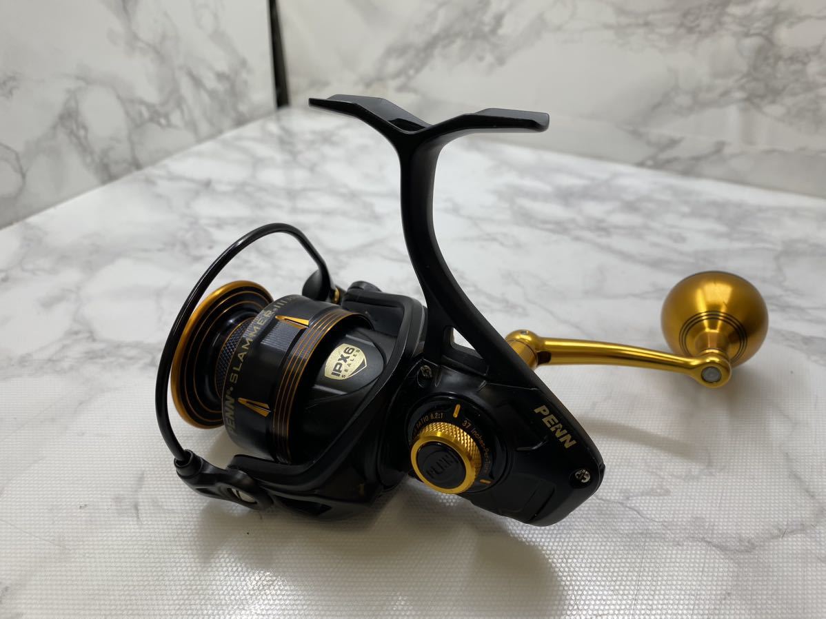 39376【自宅保管品】ペン・スラマーⅢスピンリール Penn Slammer Ⅲ 3500 Spinning 釣り具