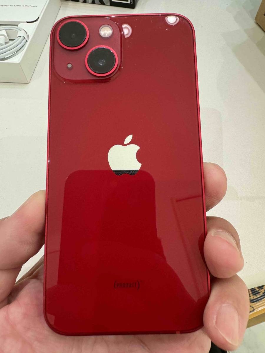 iPhone13mini 256GB red SIMフリー 売り切り 送料無料！ - 中古