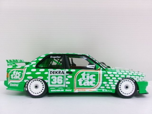 BMW特注 ミニチャンプス 1/18 BMW M3 (E30) #36 DTM 1992 Tic Tac
