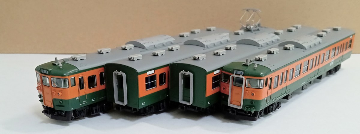 115系【ジャンク】KATO 115系1000番台 湘南色（JR仕様）4両セット 10-1483