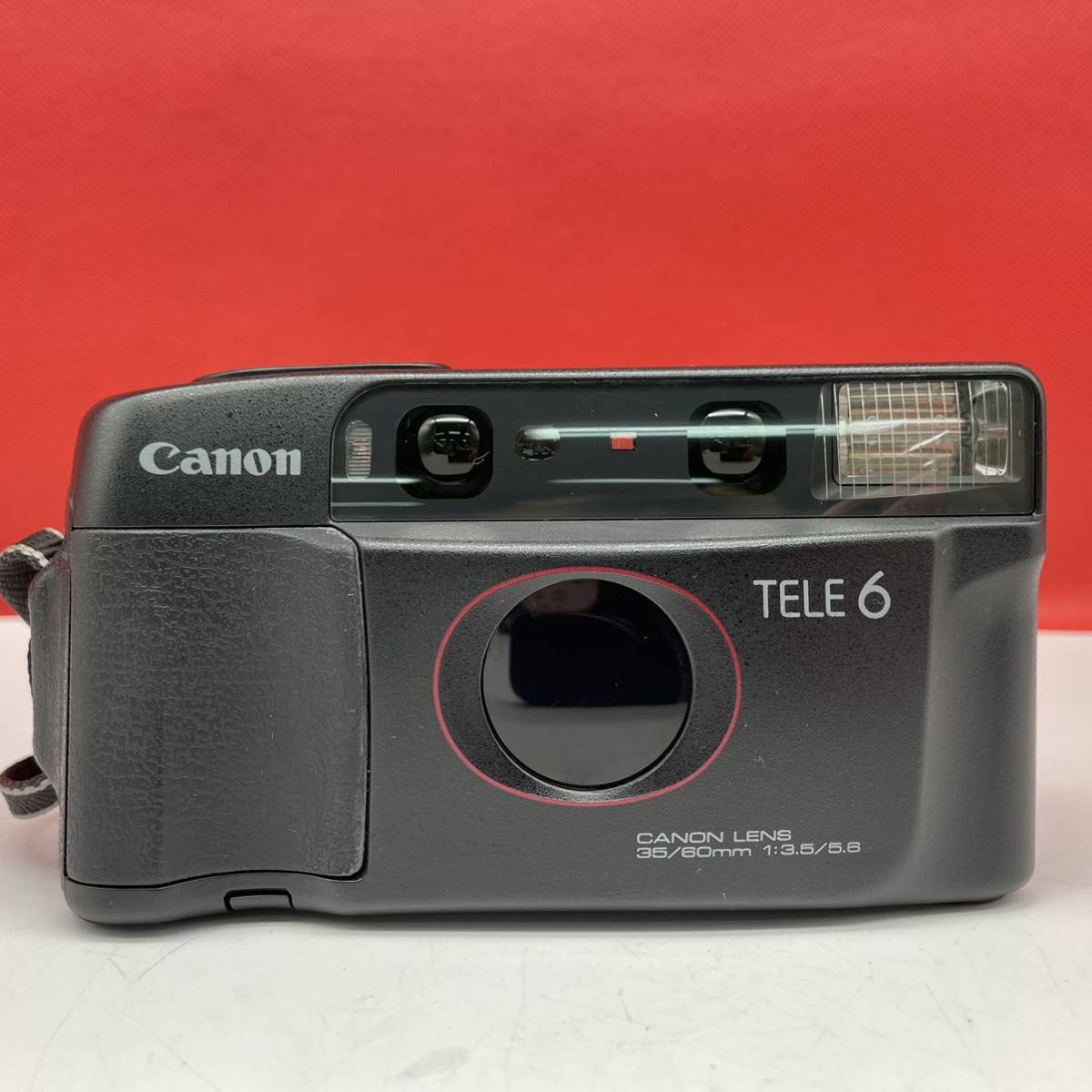 作動品 CANON Autoboy TELE6 DATE フィルムカメラ 通電、巻き上げ