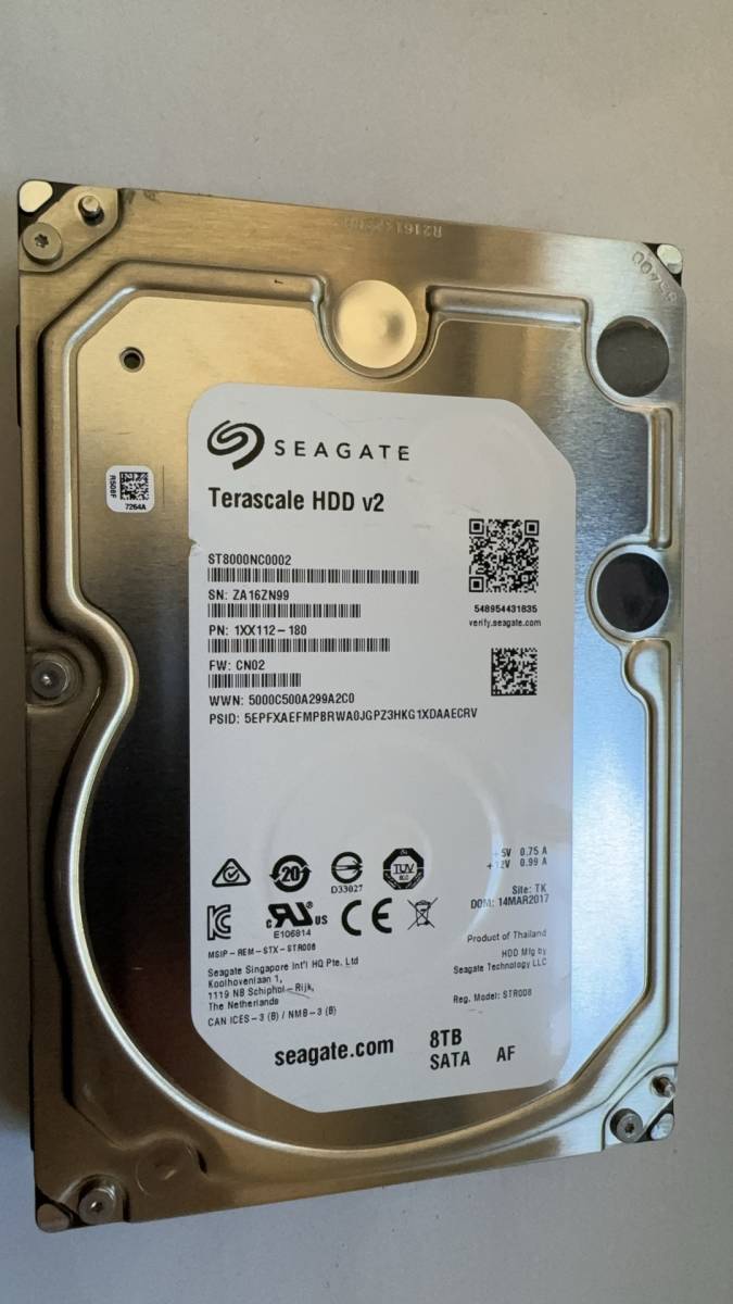 Seagate 8TB Terascale Enterprise HDD 7200RPM 3.5