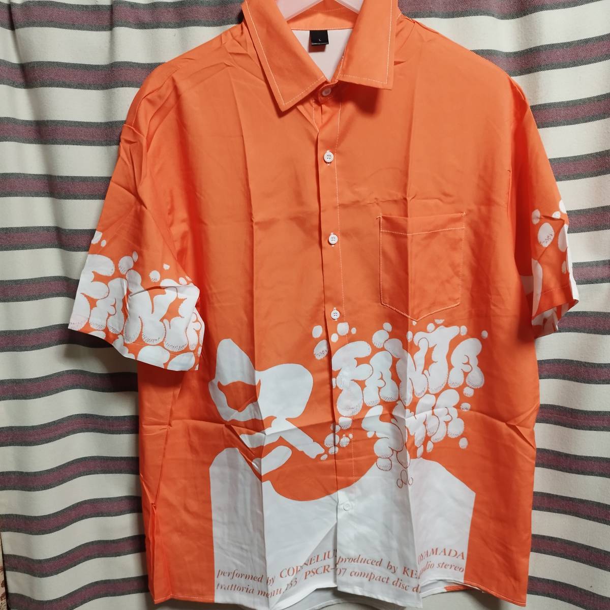 海外直輸入品☆CORNELIUS コーネリアス 半袖シャツ【Lサイズ】総柄 