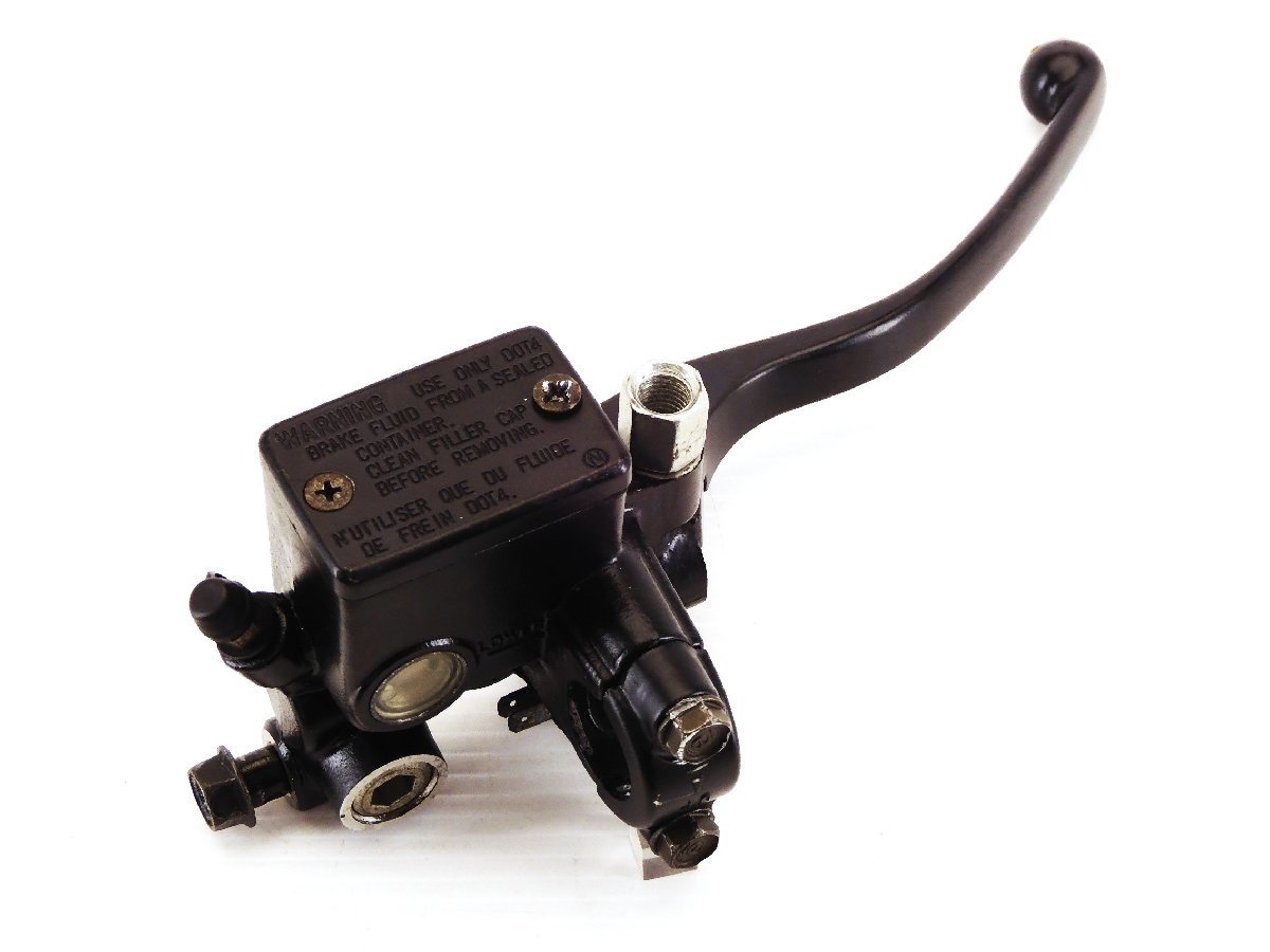 60【評価A】 CB900F SC01 当時物 実動 フロント ブレーキ マスターシリンダー レバー DOT4 C17P 純正 流用 CB750F CB1100F
