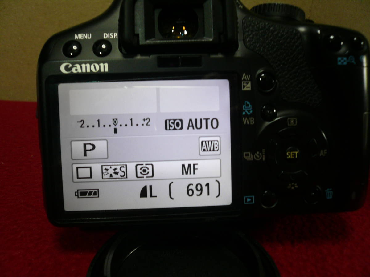 CANON EOS Kiss X2+レンズ2本(80+200mm)+の中古品 (6118ショット) 全て