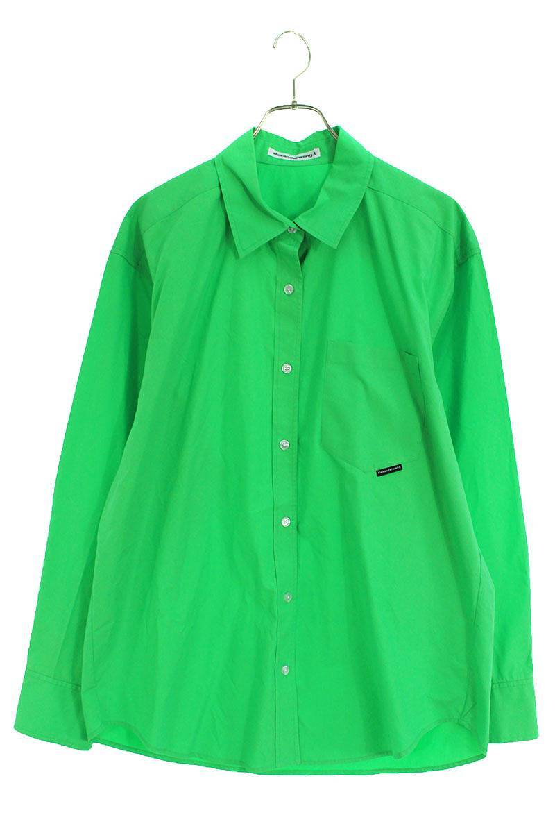 アレキサンダーワン ALEXANDER WANG 4WC2221318 サイズ:S コットンオーバーサイズ長袖シャツ 中古 BS99