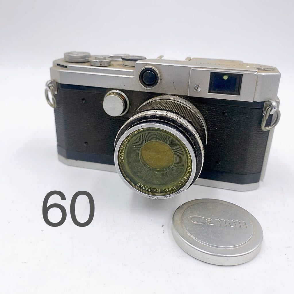 10AD160 1円〜 Canon L3 フィルムカメラ キャノン レトロ ブラック
