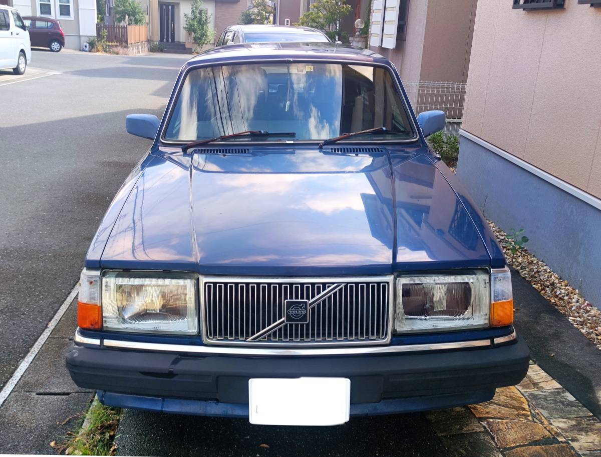 VOLVO 240 ボルボ240 平成2年 青 ブルー 【公式通販】