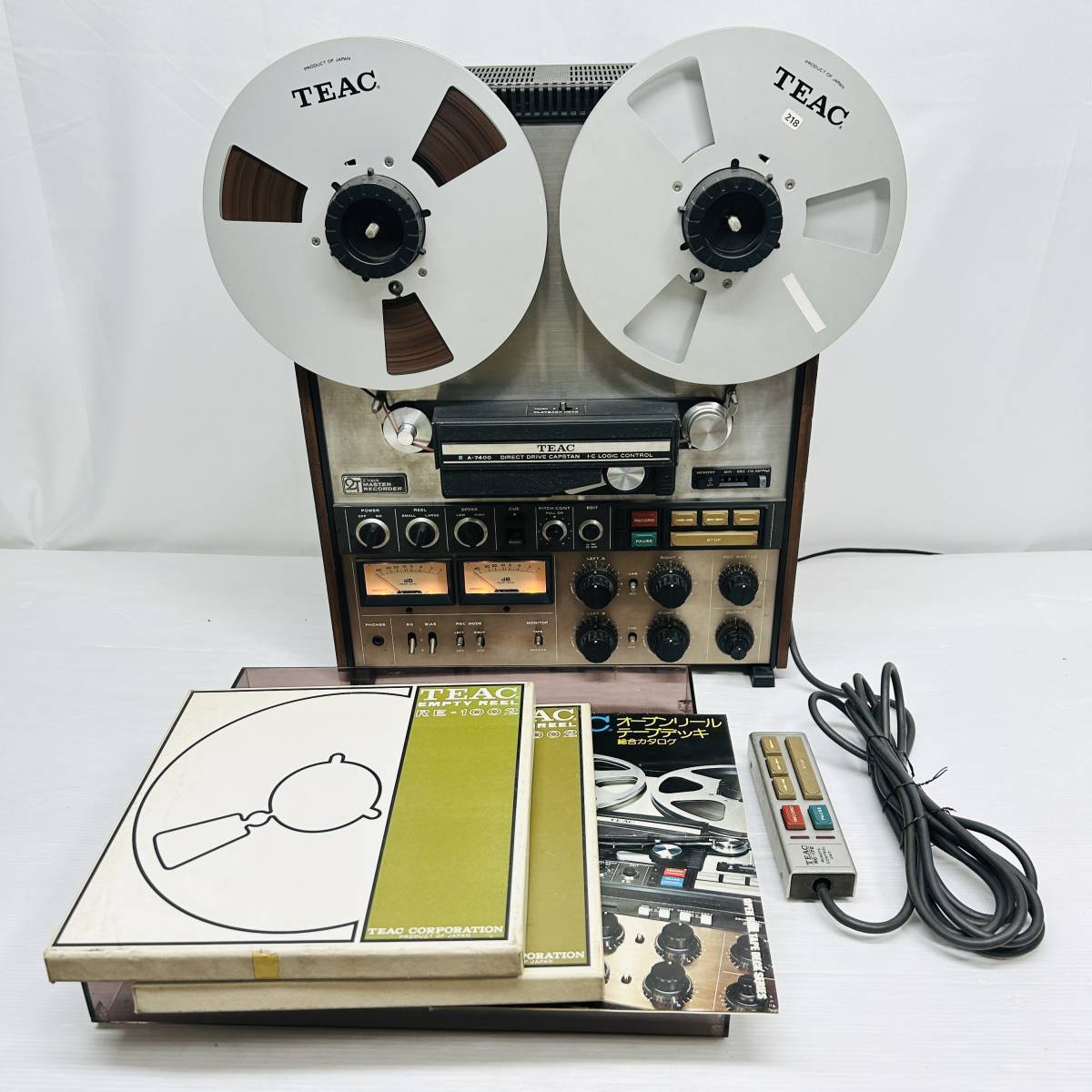 オープンリールデッキ TEAC ティアック オーディオ機器 A-7400-2T ☆1