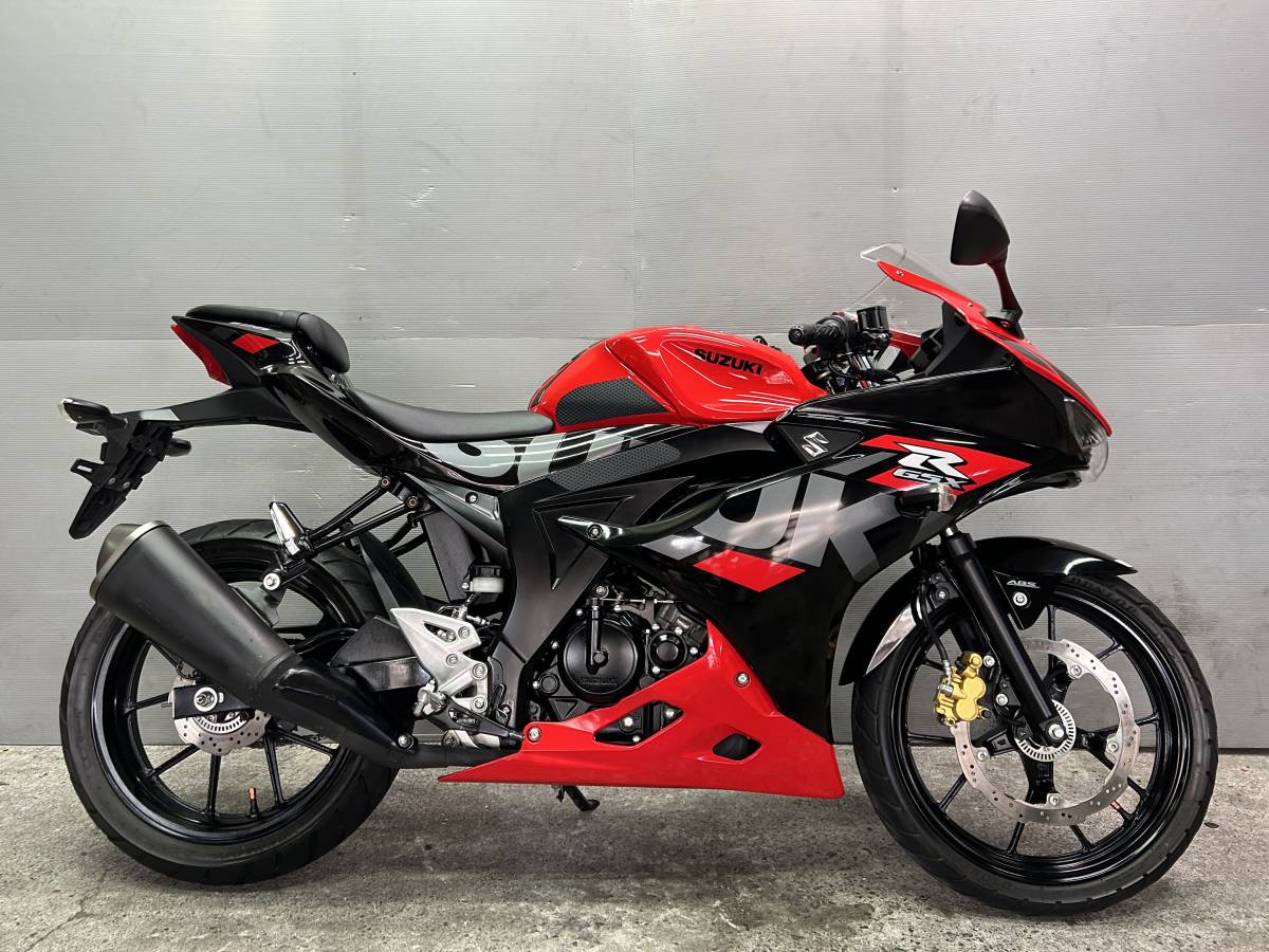 GSX-R125　ABSも良好　ピカピカ　好調　１円売り切り・・・即決も可★（ジクサー　CBR　）