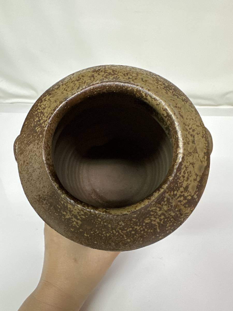 備前焼 花器 花入 山本陶秀造 共箱