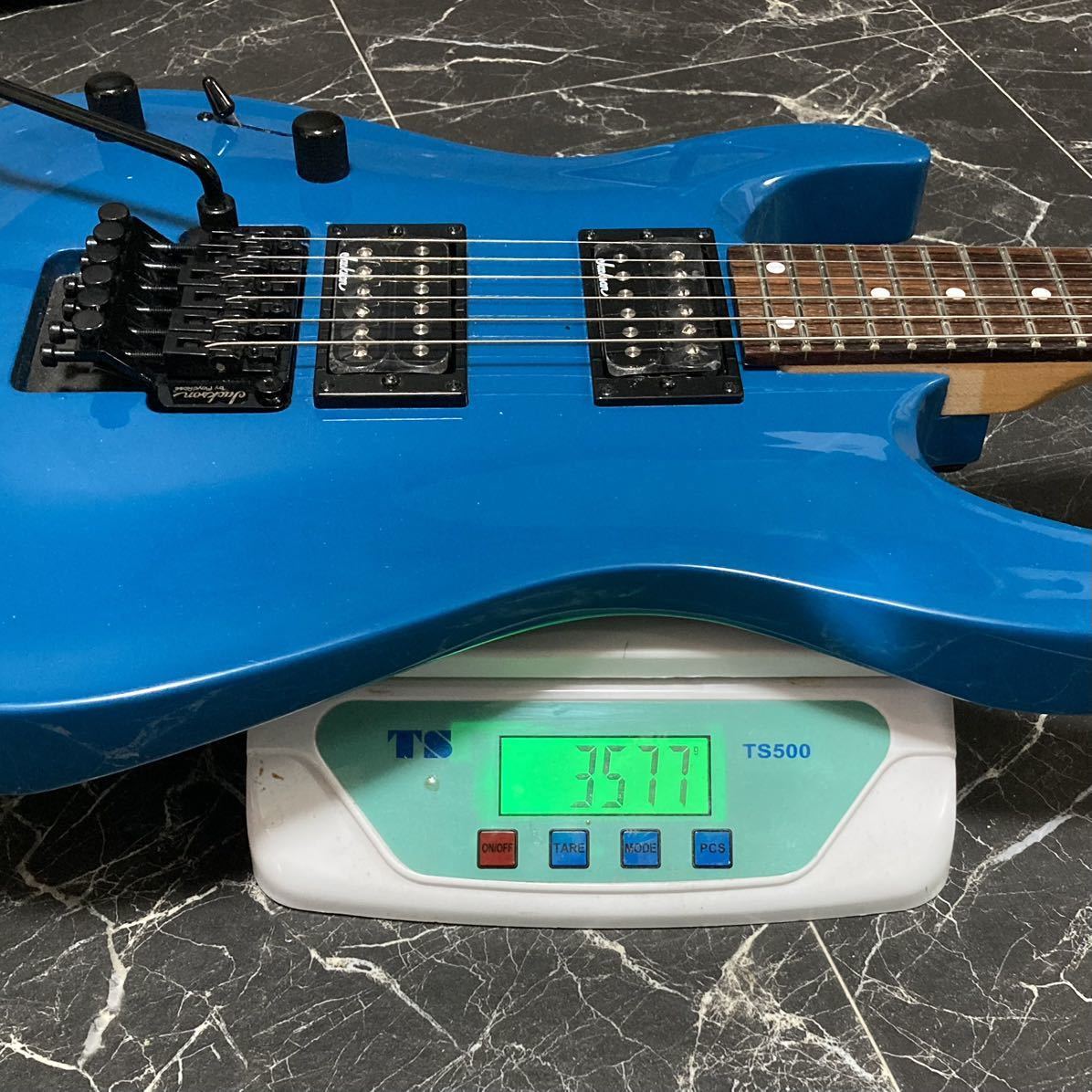 Jackson JS Series Dinky Arch Top JS32 DKA Amaranth Bright Blue+Grover Jackson Right Neck 左用 レフティ レフトハンド リバースヘッド_3