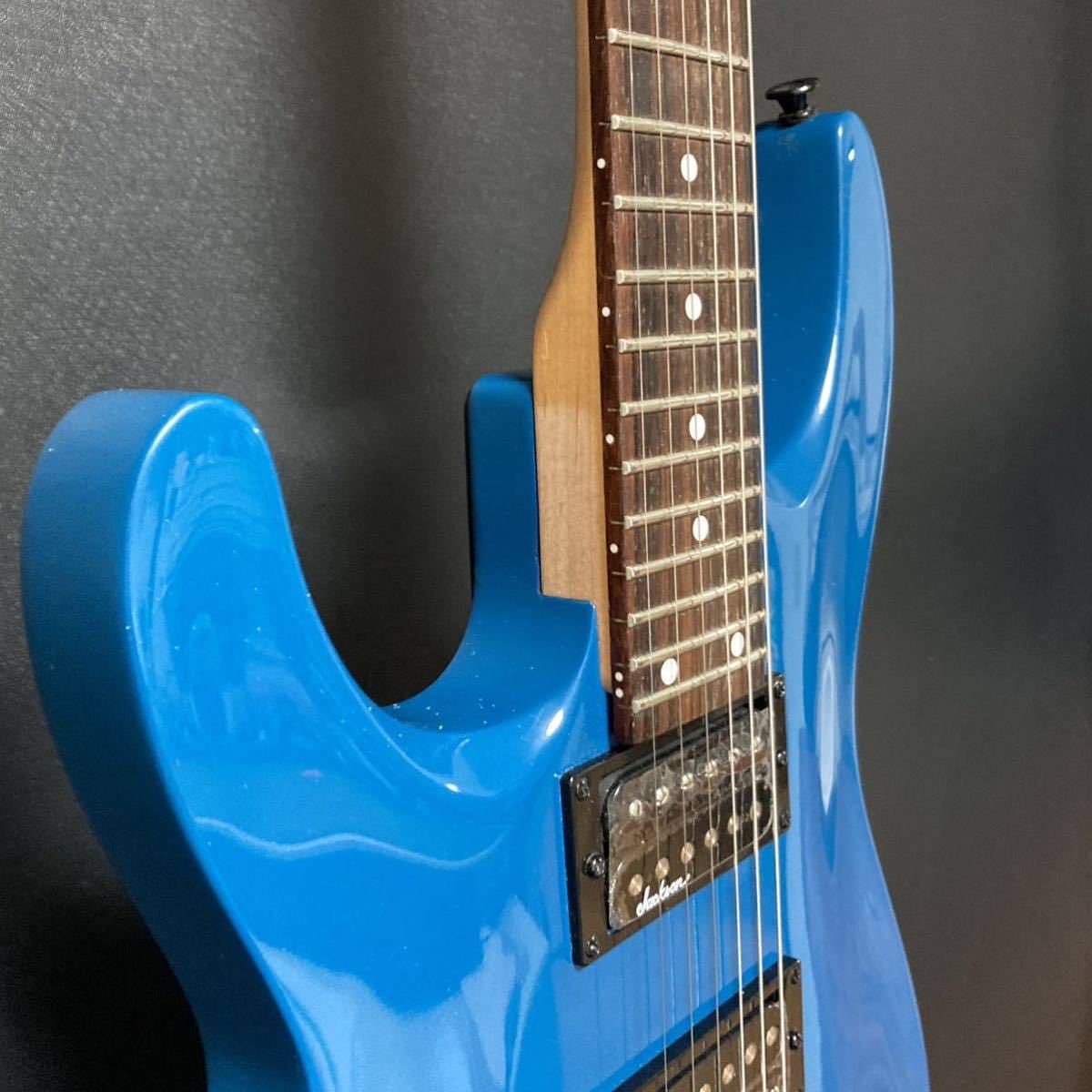Jackson JS Series Dinky Arch Top JS32 DKA Amaranth Bright Blue+Grover Jackson Right Neck 左用 レフティ レフトハンド リバースヘッド_4