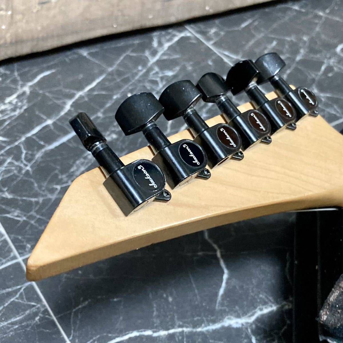 Jackson JS Series Dinky Arch Top JS32 DKA Amaranth Bright Blue+Grover Jackson Right Neck 左用 レフティ レフトハンド リバースヘッド_6